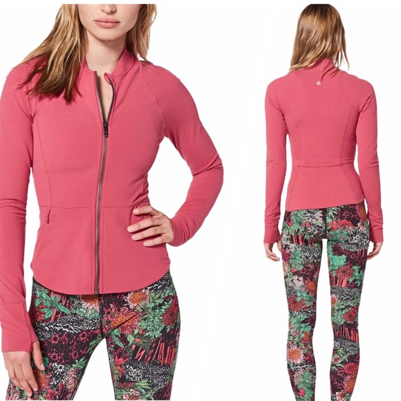 lululemon athletica Sweaters - LULULEMON The Ease Jacket Vintage Rose Nulu Jacket